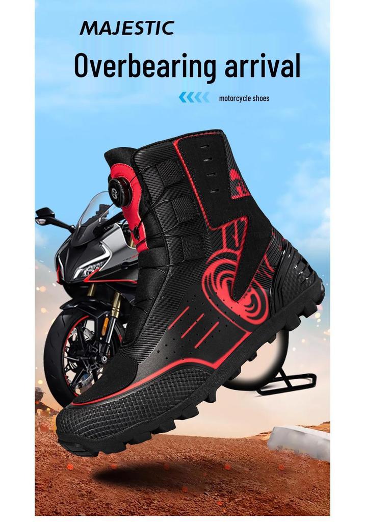 JC-S0016 All-Season Off-Road Motorcycle Riding Shoes - Short Racing & Touring Boots