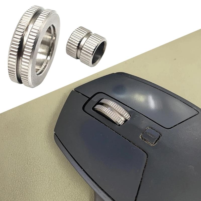 Edelstahl Scrollrad Maus Metall Scrollrad Aluminium Für MX 2S Maus Anpassen Haupt-/Seitenrad