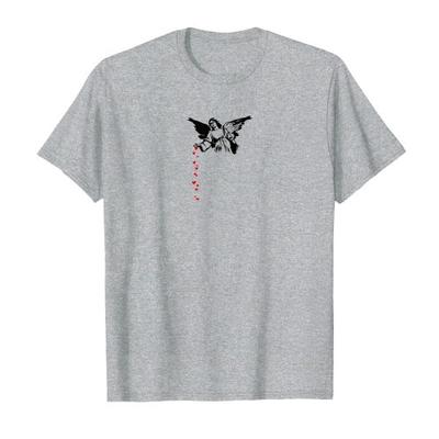 Apoh Unisex Adult Angel Hearts Banksy T-Shirt