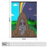 Sassy the Sasquatch Smoking Throw Blanket Decorative Throw Loose Funny Gift Thermals For Travel Blankets