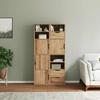 ODDA Side Tables (4 Pcs) 40x24x79 Cm Solid Pine Wood
