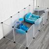 Pet Playpen Dog Exercise Pen Large Portable Dog Fence with Door 12 Panel for Small Dogs Cats Pets