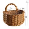 Handcrafted Hanging Storage Baskets for Kitchen Organization and Home Decor