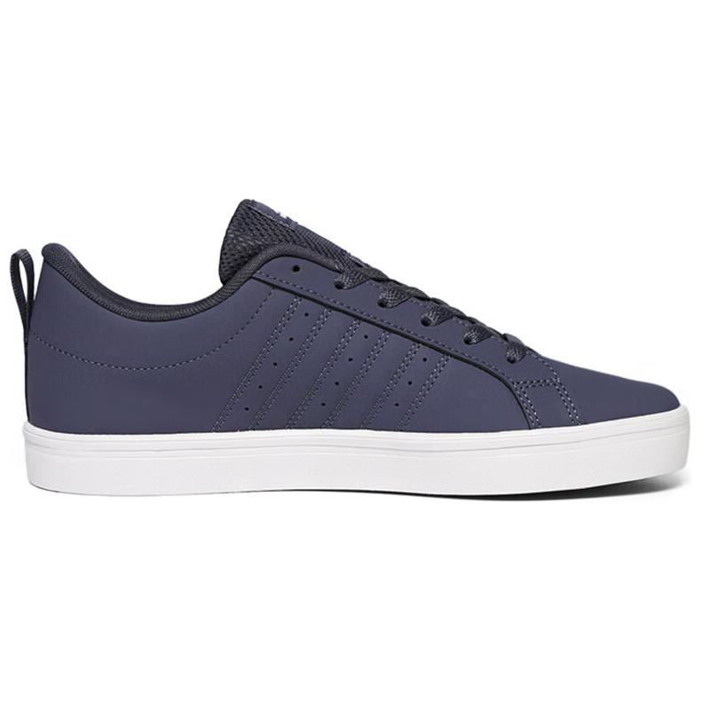 Adidas Vs Pace 2.0 Comfortable Versatile Non-Slip Durable Low-Top Kids Skate Shoes Unisex Skate Shoes Blue White IE3465