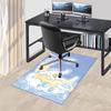 Anime Cartoon Design Chair Mat - Non-Slip Carpet for Office Chairs, Home Decor, Living Room, Bedroom, Game Room & Dormitory Flooring.E016