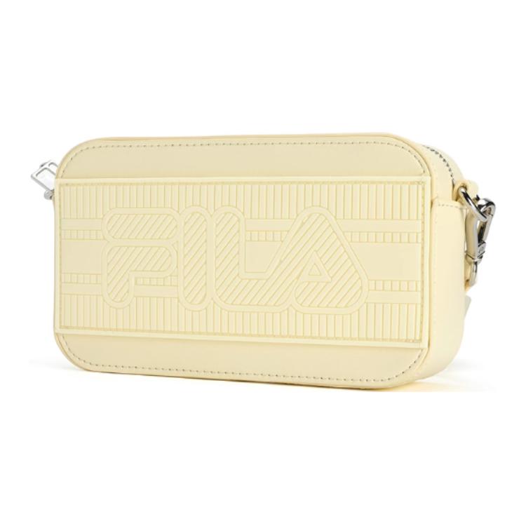 New FILA Silicone Shoulder Bag Crossbody Bag Extra Small Women's Apricot Light Yellow F13W438166FYE