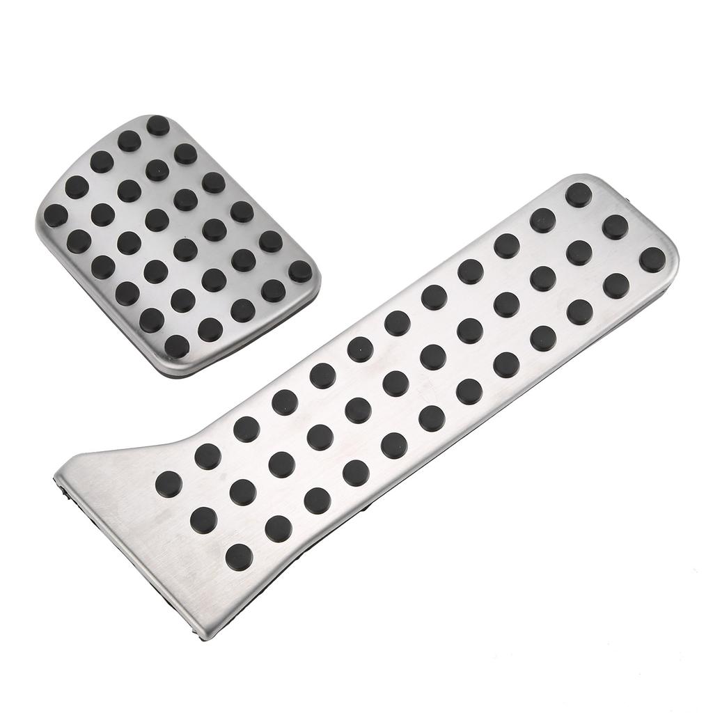 2PCS Brake Accelerator Pedal Kit Stainless Steel PPE Rubber Replacement for Mazda CX?3 2016?2019