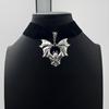 Gothic Punk Velvet Bat Choker: Retro Y2K Halloween Necklace