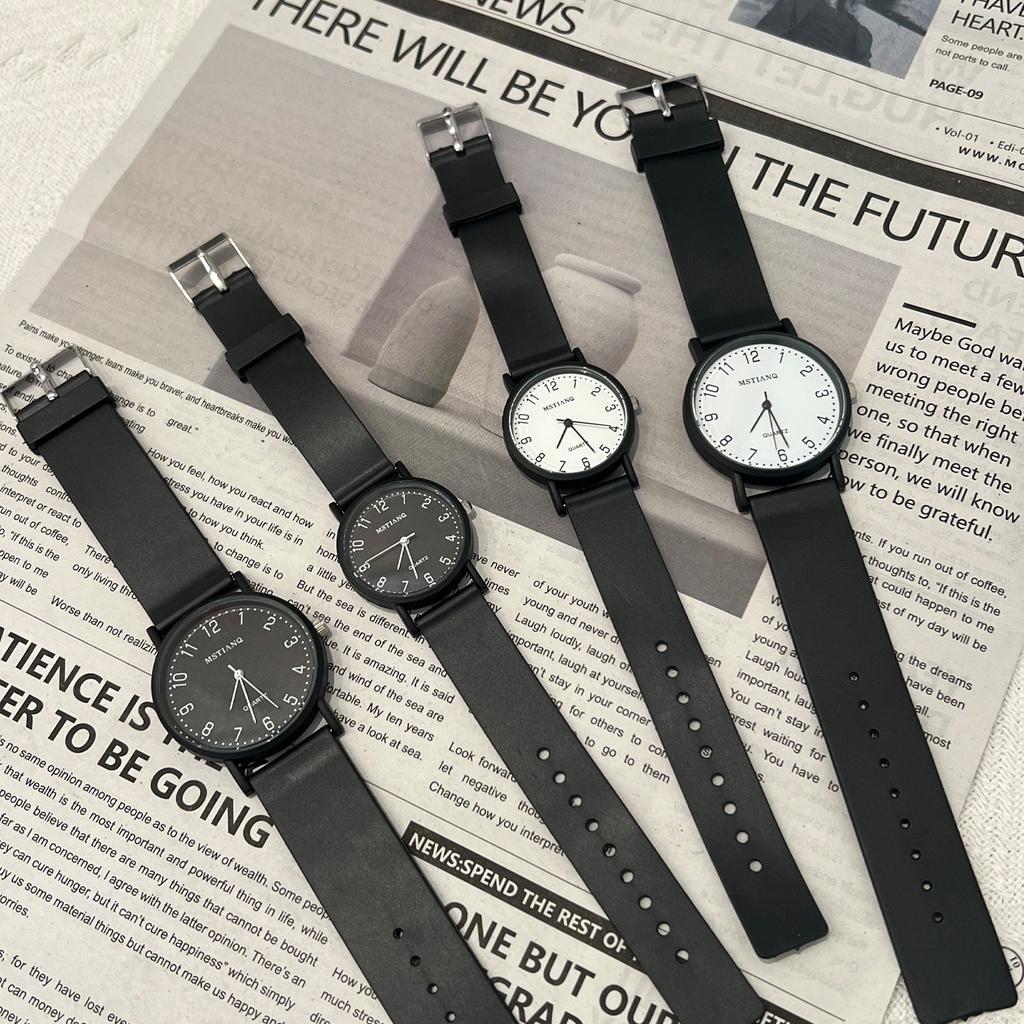 Examination Watch Male And Female Students Mori College Style Fashionable And Versatile Simple Large Dial Hands Quartz Watch