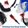 Foldable Auto Motorcycle Refueling Gasoline Engine Plastic Oil Funnel Filter Transfer Tool Flexible Funnel Draining Tool