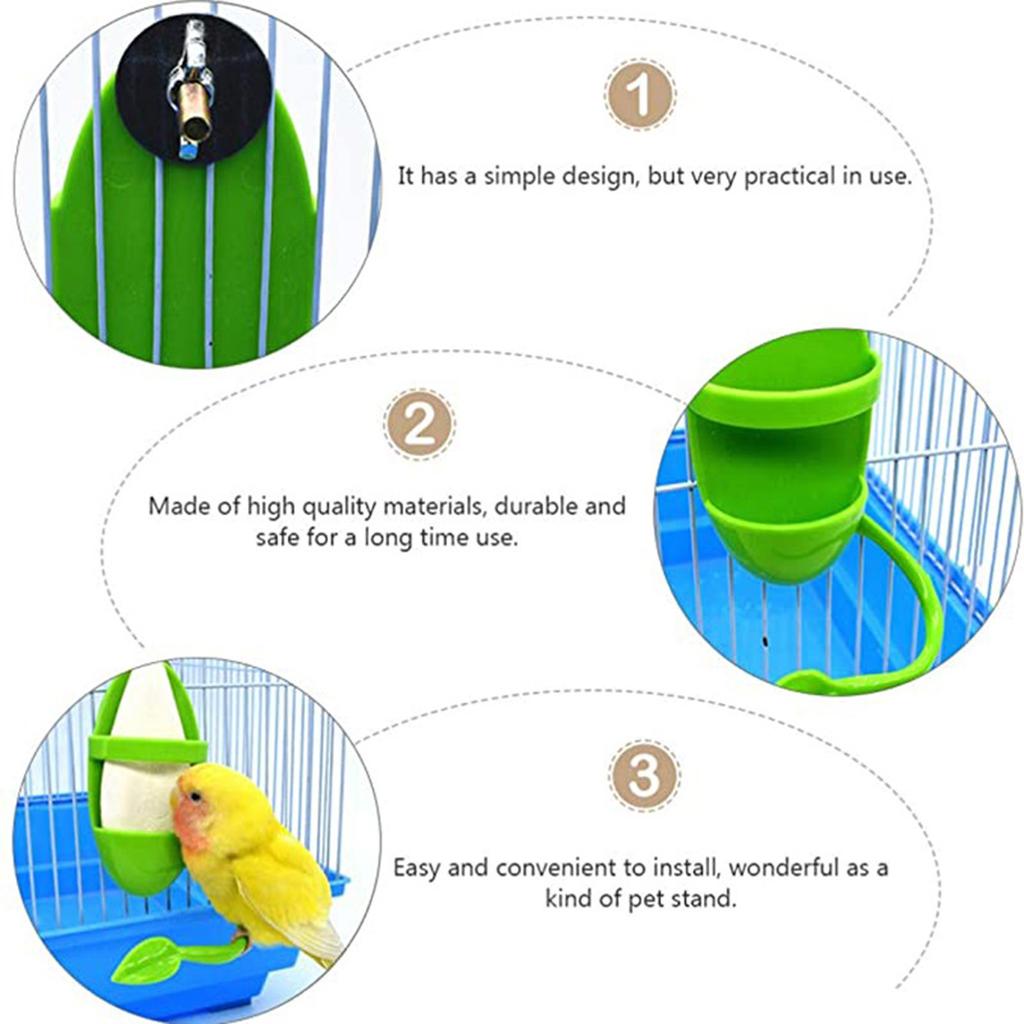 Plastic Small Bird Feeder Garden Supplies Outdoor Bird Cage Food Rack Gift