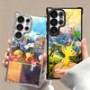 P-Pikmins Cute Game Soft Phone Case For Samsung Galaxy S26 Ultra S25 Edge S24 FE S23 Plus S22 S21 + S20 Plating Anti-Fall Fundas