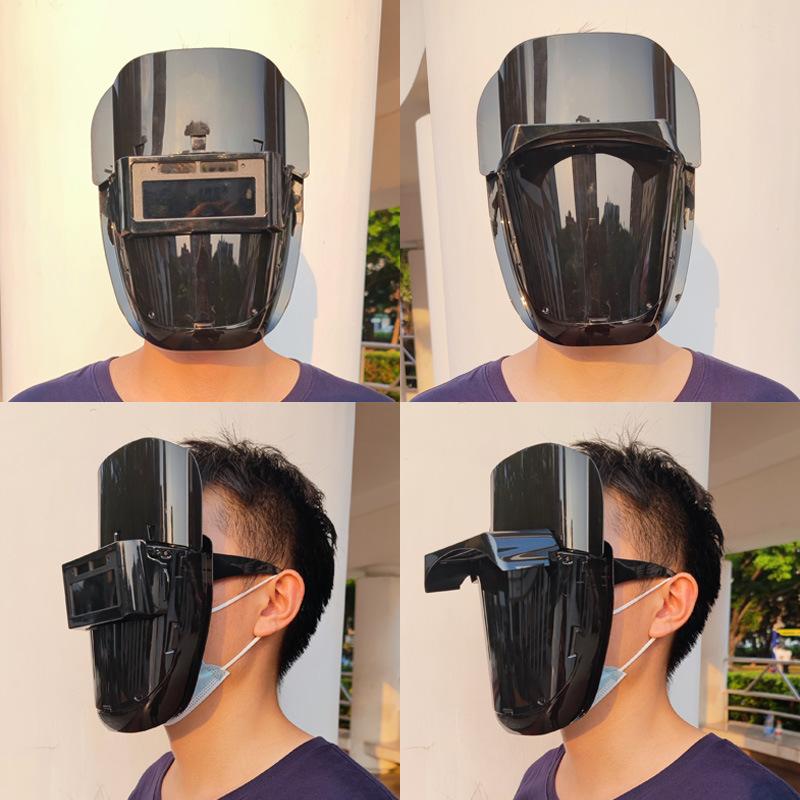 Welding Mask for Welders, Anti-laser Glare, Non-irritating To the Eyes, Lightweight, Flip-up, Auto-darkening Protective Mask, Heat-insulated
