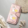 Cute Cat Printed Wallet Fashion Long Purse Casual Card Holder