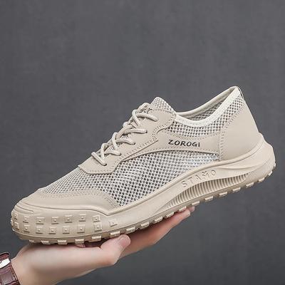 Letnie Męskie Buty Casual z Siateczki Wygodne Męskie Buty do Chodzenia Biegania Oddychające Buty do Joggingu Tenisa Lekkie Buty Sportowe