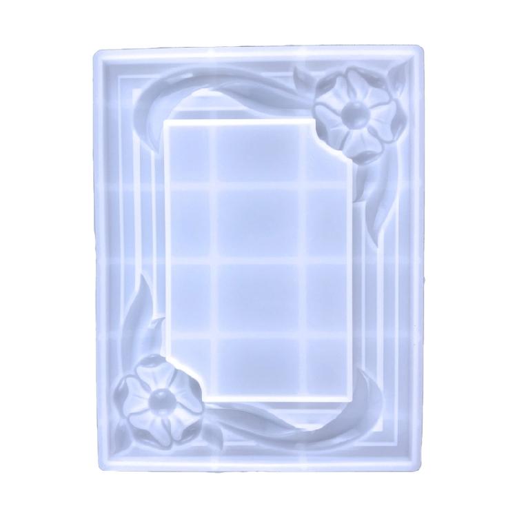 Semi-stereoscopic Flower Photo Frame Ornaments Silicone Mold for Jewelry Making