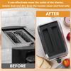 2 Pack Toaster Cover, Silicone Toaster Lid Appliances Top Cover, Universal Bread Machine Cover Kitchen Bread Maker Lid, Sandwich Machine Part