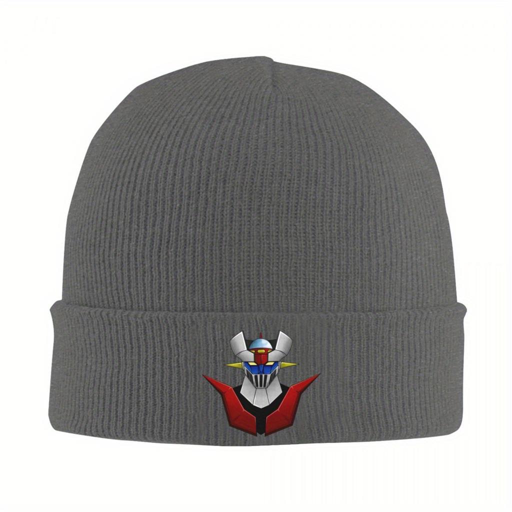MAZINGER Z 7 Knitted Hat Beanie Winter Hats Warm New Caps Unisex Women Gifts