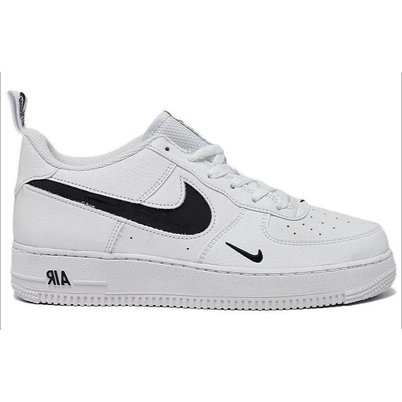 New Nike Air Force 1 LV8 'Multi Etch Swoosh White' GS FV7020-100