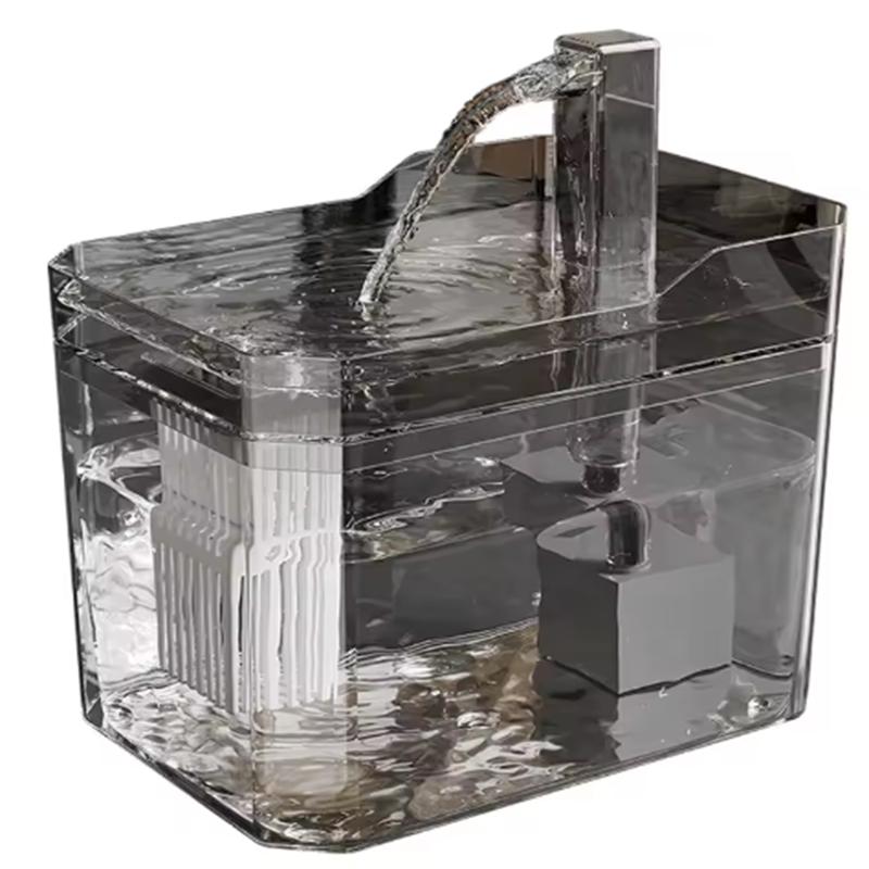 

Water filter of cat drinking machine with pump, silent and dry-burning-proof automatic circulating pet domestic water flowing dr чёрный