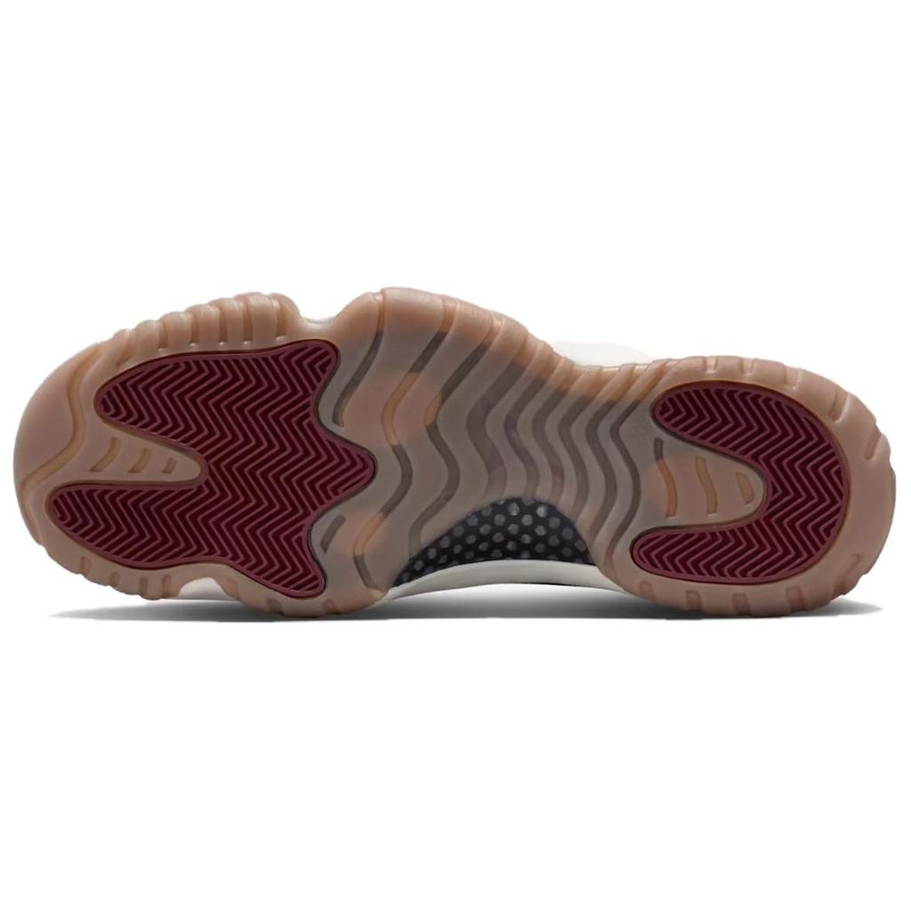 Jordan Air Jordan 11 High Top Vintage Basketball Shoes Unisex Beige Red IM8352-670