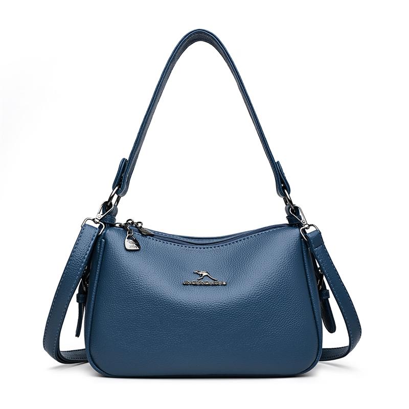 Women's PU Shoulder Bag Vintage Middle-aged Mother Bag Commuter Crossbody Bag