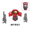 MY801-805 NEW Games Mini Action Figures Bricks Assembly Building Blocks Accessory Toys for Children gifts