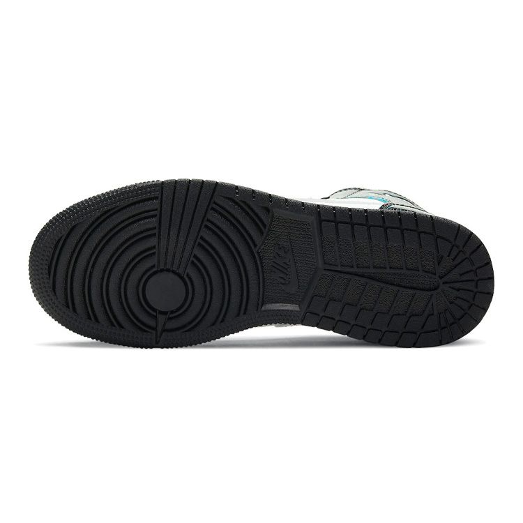 Air Jordan 1 Mid SE GS Take Flight Blanco Carmesí Brillante Azul Heroe BQ6931-114