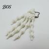 Cool Skeleton Hand Accessory Keychain, with Hanging Chain 3D Printed Ornament, Movable Gothic Ornament Joint Design Skull Palm Stress Relief