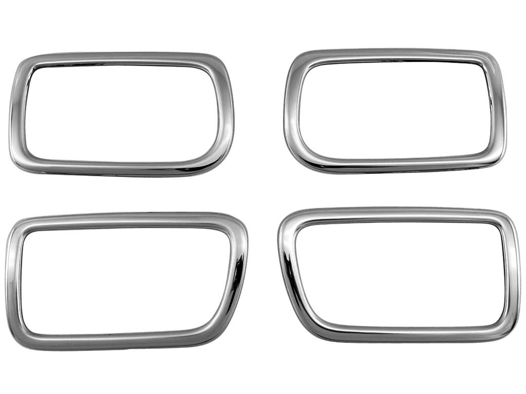 BRIGHTZ Finish Stainless Steel Inner Door Handle Set for the Probox Hybrid Ultra-Mirror Covers, Plated, 4-Piece [INS-DHC-193] NHP160/P160 (NHP160V)
