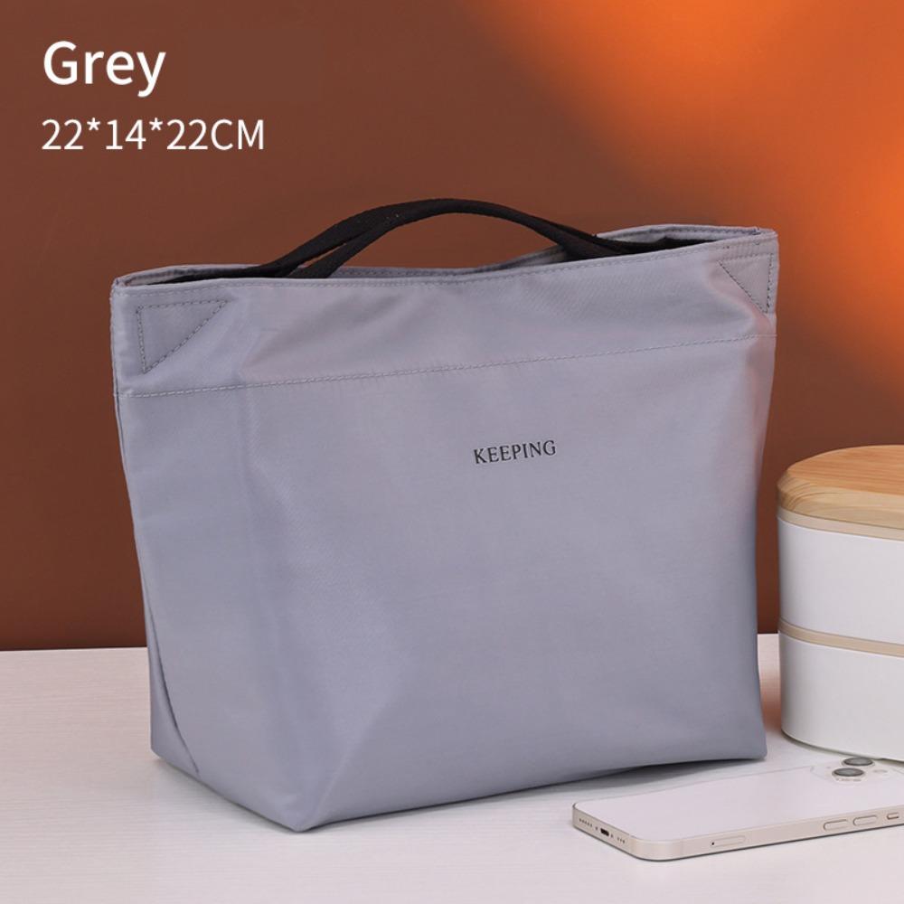Portable Tote Minimalist Thermal Bag High-capacity Waterproof Food Cooler Bag Partition Lunch Bag Travel