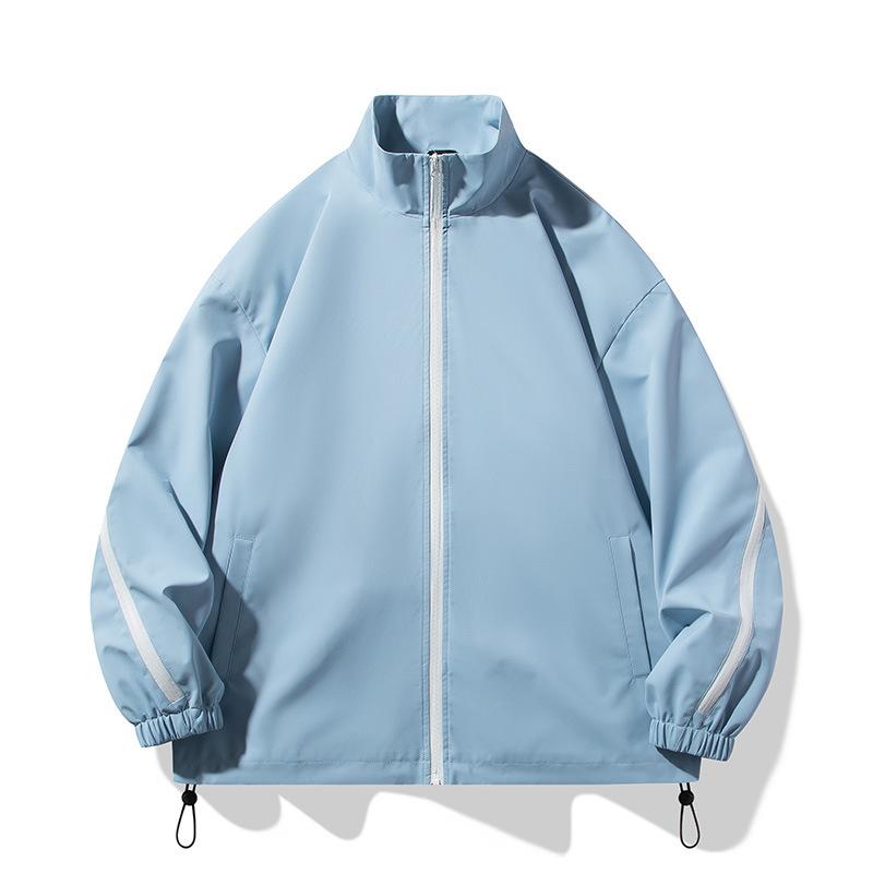

Stand-up Collar Jacket for Men s Spring New Casual Men s Trendy Workwear Outdoor Sports Running S