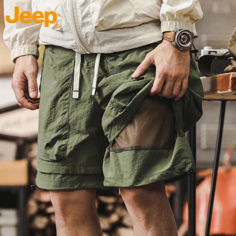 Jeep Мужские летние дышащие спортивные шорты-карго XL