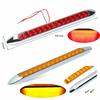 2PCS Trailer Taillight 15LED Truck Turn Signal Rear Brake Lamp 12V 24V for Trailer RV Boat Bus Scania rear tail lights Red