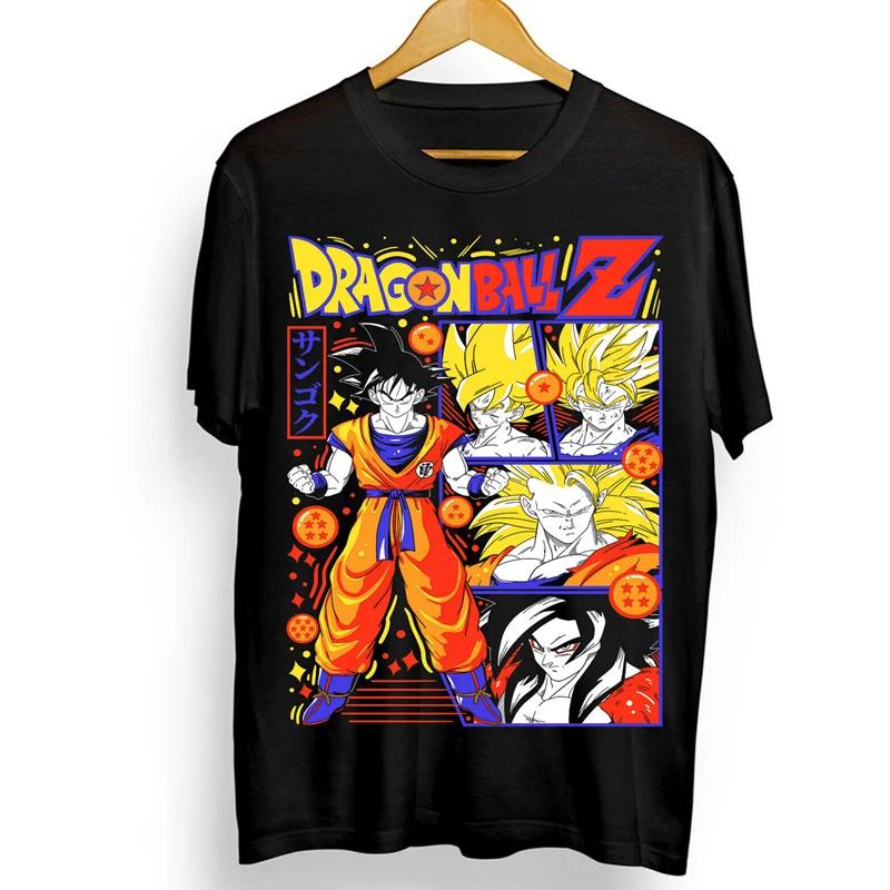 Summer 2026 Men Women Son Goku Dragon Ball Z T Shirts Vegeta Cotton Clothes Leisure Short Sleeve Crewneck Tee Shirt Y2k