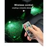 Wireless Adhesive LED Car Interior Ambient Light Remote Control Decor Auto Roof Foot Atmosphere Lamp Bicycle Tail Light