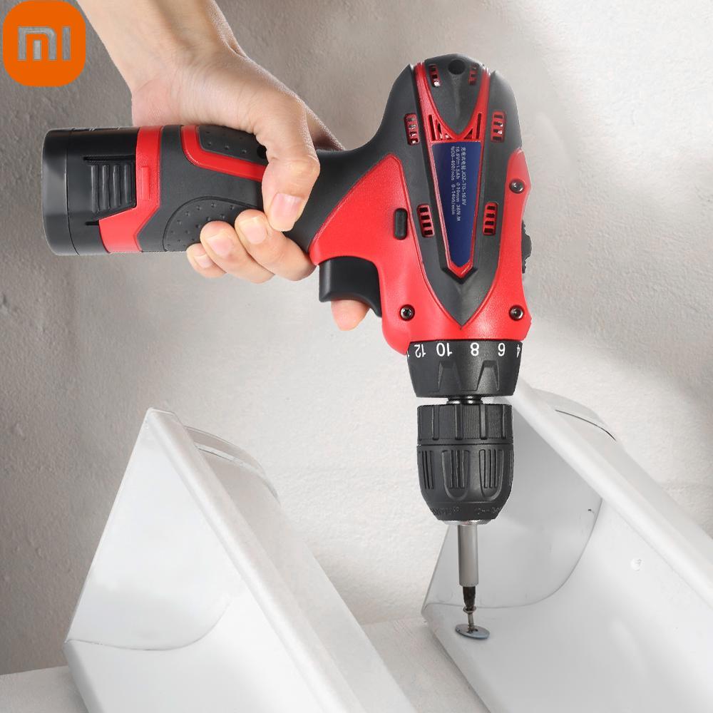 

Xiaomi 16,8 В литий-ионная двухскоростная многофункциональная электрическая аккумуляторная дрель с аккумуляторной отверткой