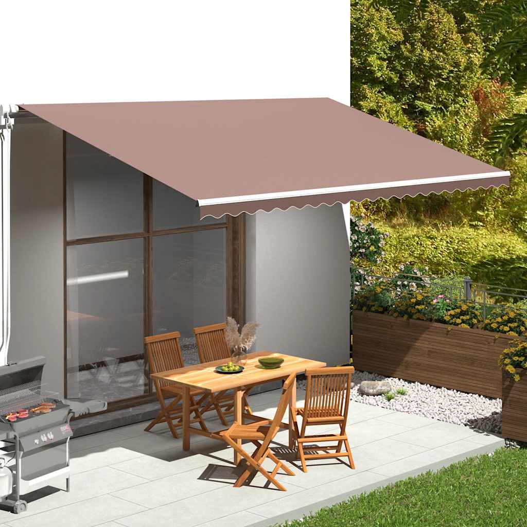 Brown Awning Fabric 5x3 m