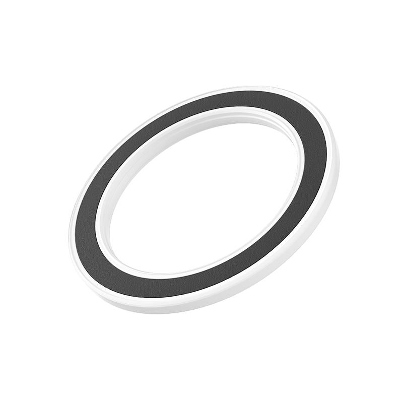 

For Magsafe Strong Magnetic Ring Phone Holder Stands Adhesive Magnet Wall Cell Phone Mount Car Dashboard Mount for 15 белый