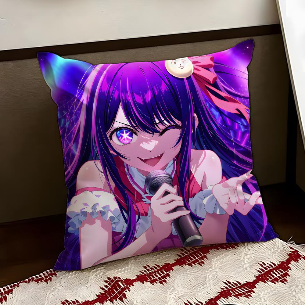 Cartoon OOshi no KKo Cushion Cover Reversible Soft Durable Pillow Cover Home  Car MultiScene Use for Daily Comfort 30X30cm