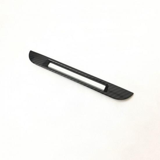 1Pcs Carbon Fiber Center Console Seat Heater Cover Trim For Mazda CX-5 CX5 17-24