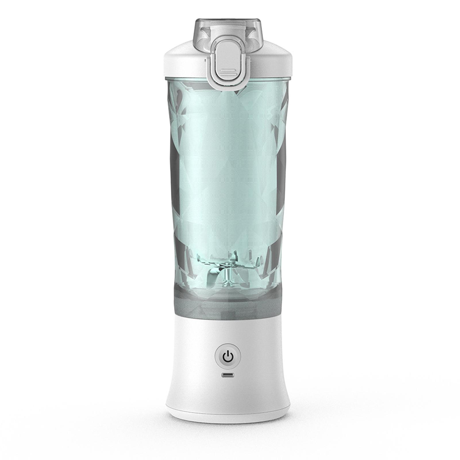 

Portable Juicer With Leather Handle USB Charging Blender Ice Crusher For Fitness Outdoor белый
