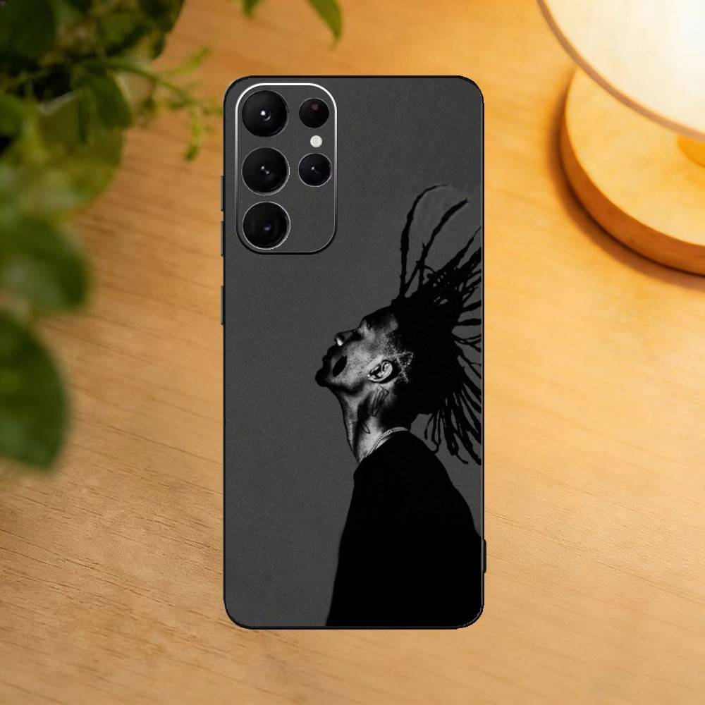 Playboi C-Carti Rapper Phone Case For Samsung S25,S24,S21,S22,S23,S30,Ultra,S20,Plus,Fe,Lite Black Shell