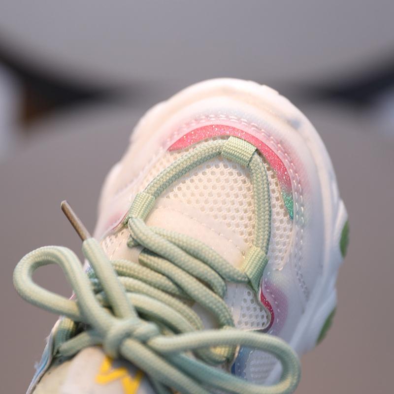 Chłopcy Dziewczęta Oddychające antypoślizgowe buty z motywem kreskówkowym Trampki Maluch Miękkie podeszwy Pierwsze kroki