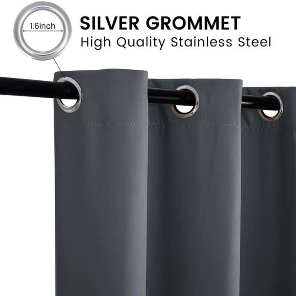 Vorhänge für den Außenbereich für Terrasse Wasserdicht, Wetterfest Sichtschutz Außenvorhänge für Pavillon, Veranda, Hinterhof