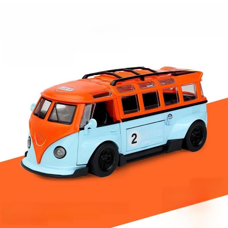 Alloy Car Model Volkswagen T1 Classic Bus With Opening Doors For Collectors