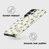 Minimal black and white line draft flower S25Plus film mobile phone case S22ultra anti-drop protective case