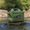Contenant d'eau Seau de qualité alimentaire avec robinet pour campeurs, voyageurs, road trips Vert armée