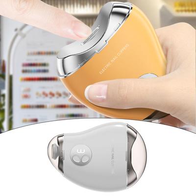 Elektrischer Nagelknipser Wiederaufladbarer Tragbarer Nagelpolierer für Kinder, Automatischer Nagelknipser mit Sicherheitsvorrichtung für die Heim-Pediküre