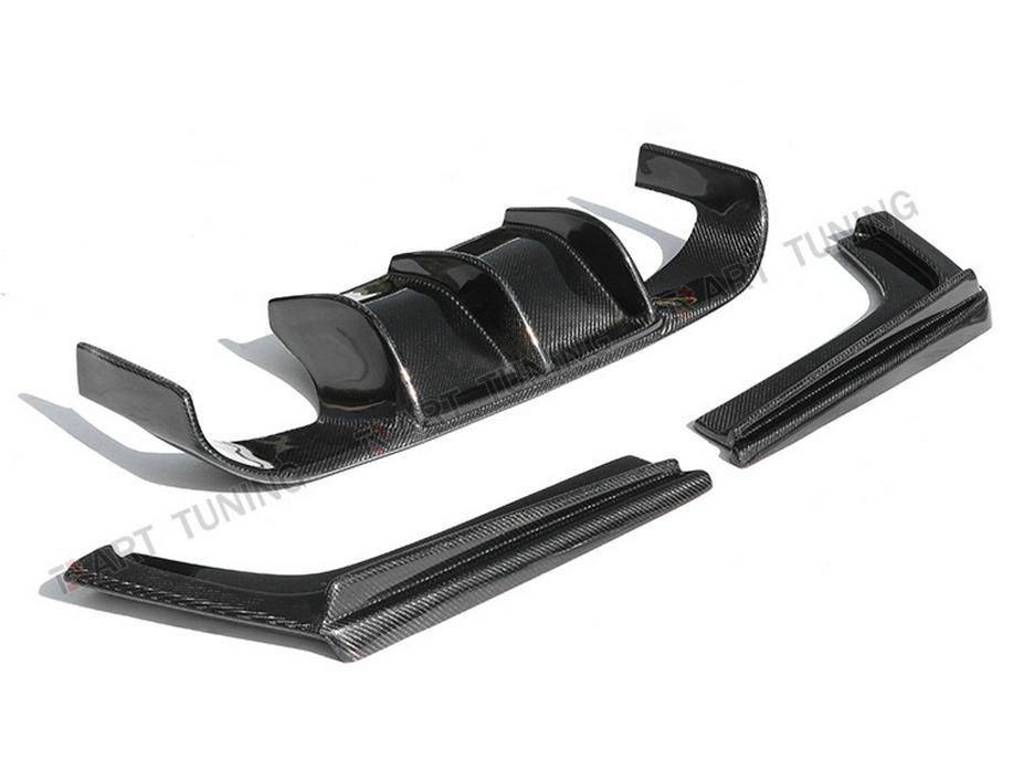 BMW 3 Series F30/F35 M3-Style Carbon Fiber Rear Lip & Spoiler Kit